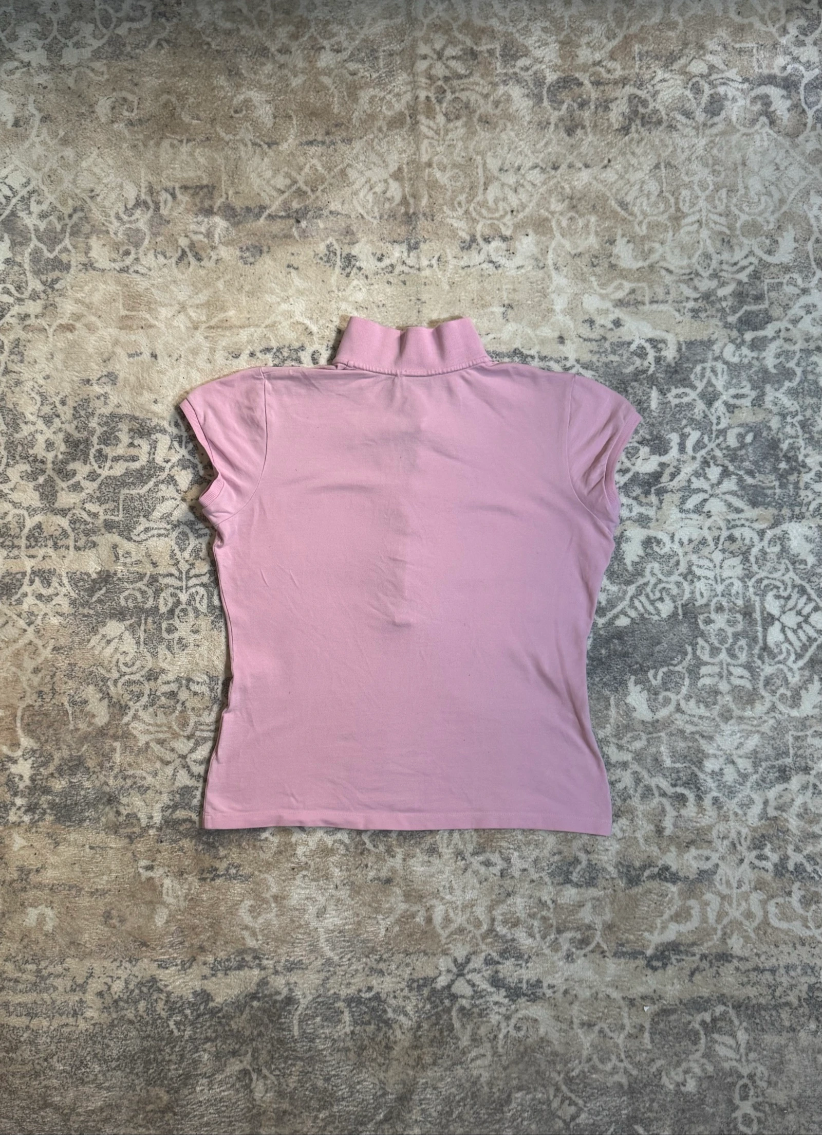 Vintage Embroidered Pink Nike Women's Polo – photo 4